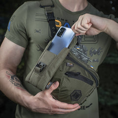 Borsetă Smartphone Elite Large Hex M-Tac - Ranger Green