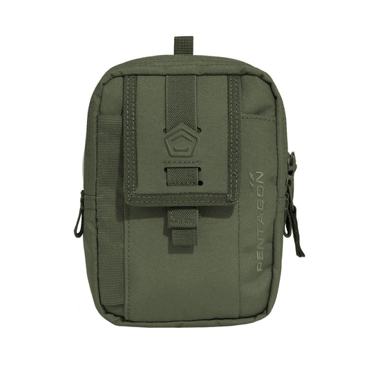 Borseta Axon Olive Green Pentagon Tactical - Organizare Esențială și Acces Rapid
