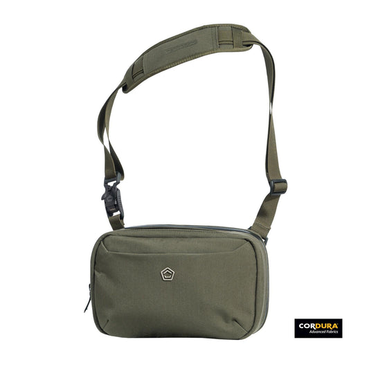 Borseta Consul Sling Pouch RAL7013 Pentagon Tactical - Versatilitate Tactică pentru Aventurierul Urban