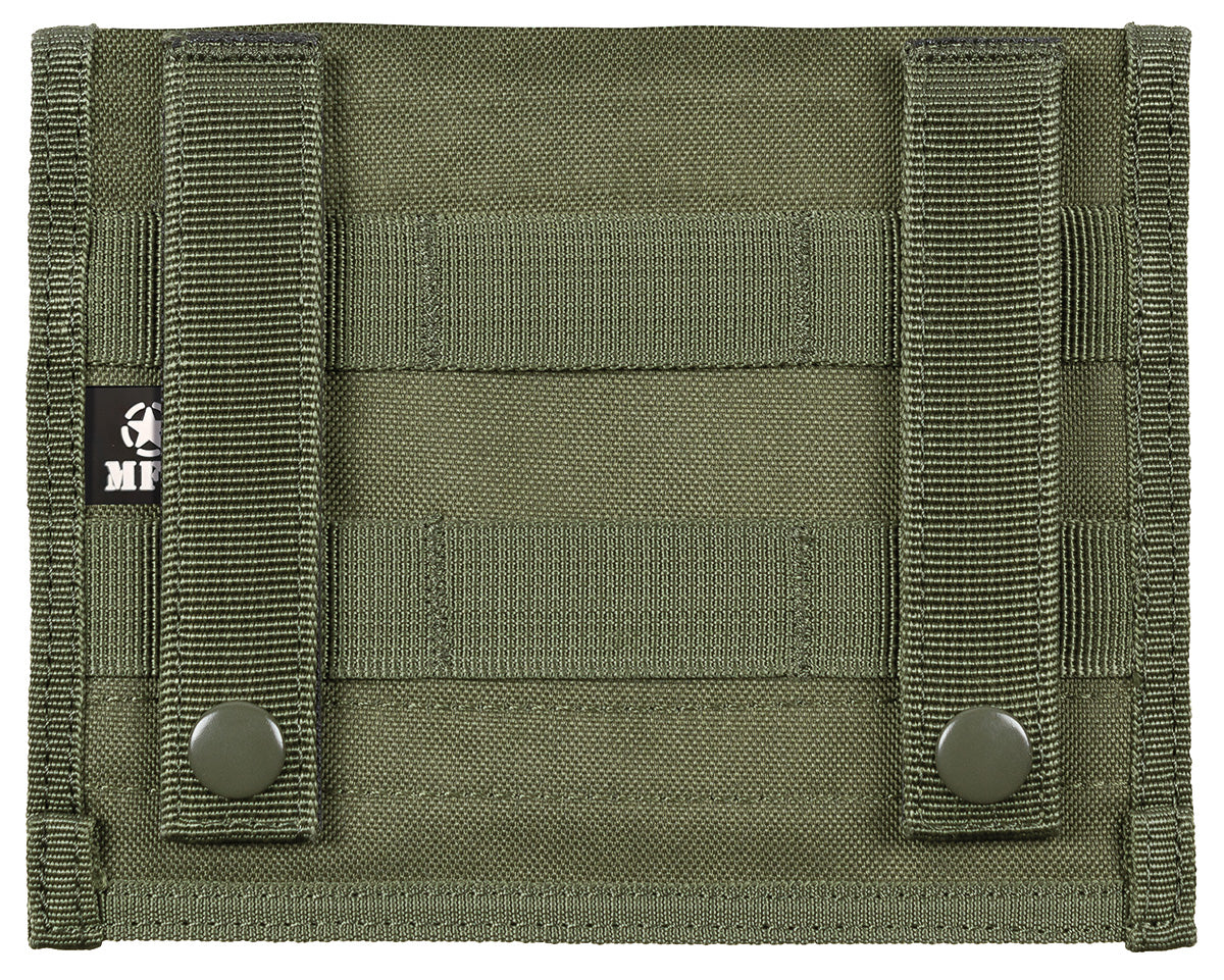 Borsetă de Piept MOLLE Oliv MFH - Sistem MOLLE, Panou Velcro