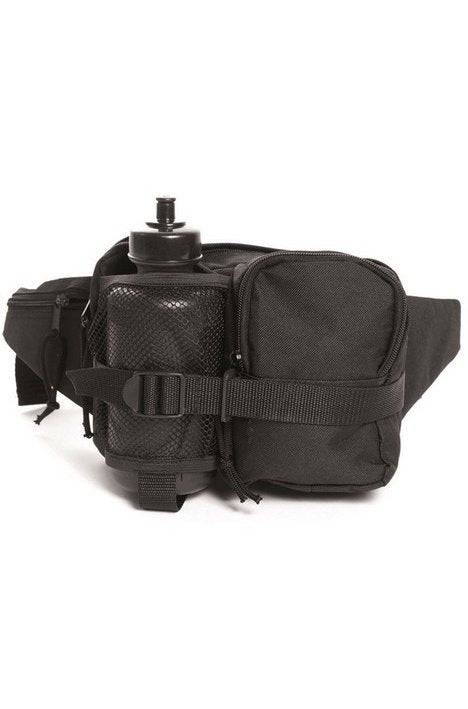 Borsetă de Talie Mil-Tec Trekker cu Bidon – 500 ml, 21 x 16 cm, Neagră