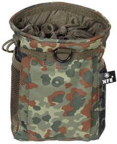 Borsetă Dump MOLLE Camo Flecktarn MFH - Deschidere Șnur, Sistem MOLLE