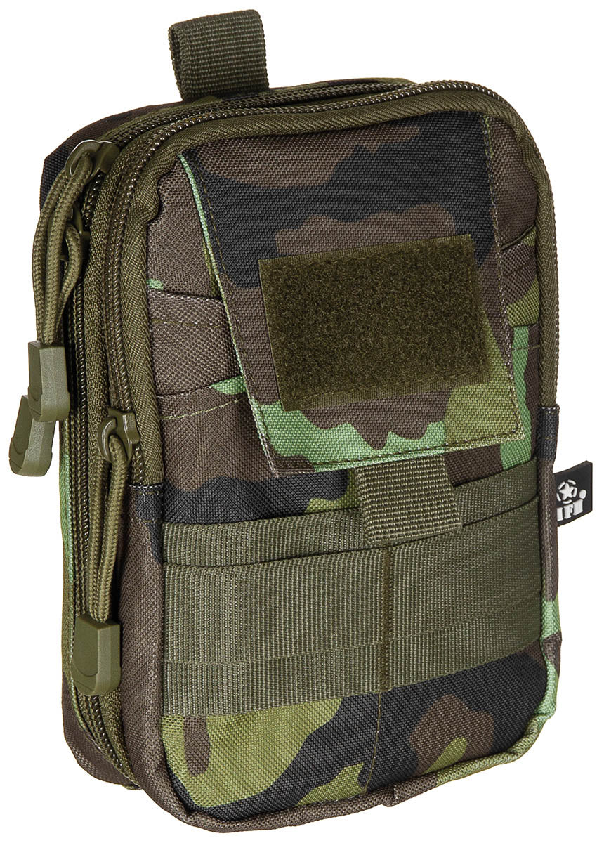 Borsetă EDC MOLLE M 95 CZ camo MFH - Sistem MOLLE, 2 compartimente