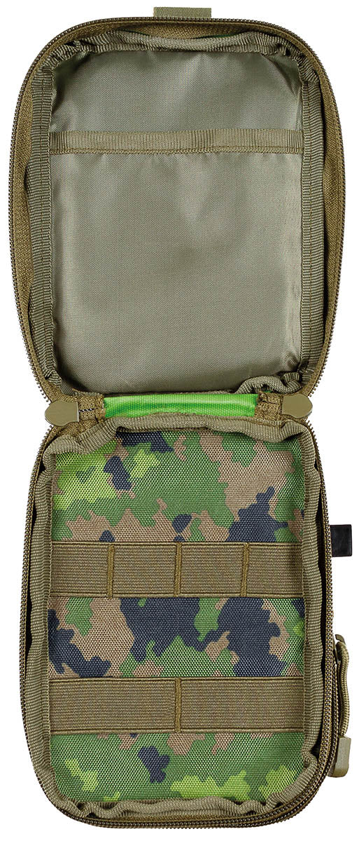 Borsetă EDC MOLLE M05 Camo MFH - Compatibil MOLLE, Compartiment pliabil