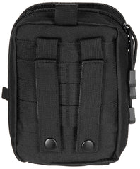 Borsetă EDC MOLLE Negru MFH - Compartiment Desfășurabil, Fermoar Bidirecțional