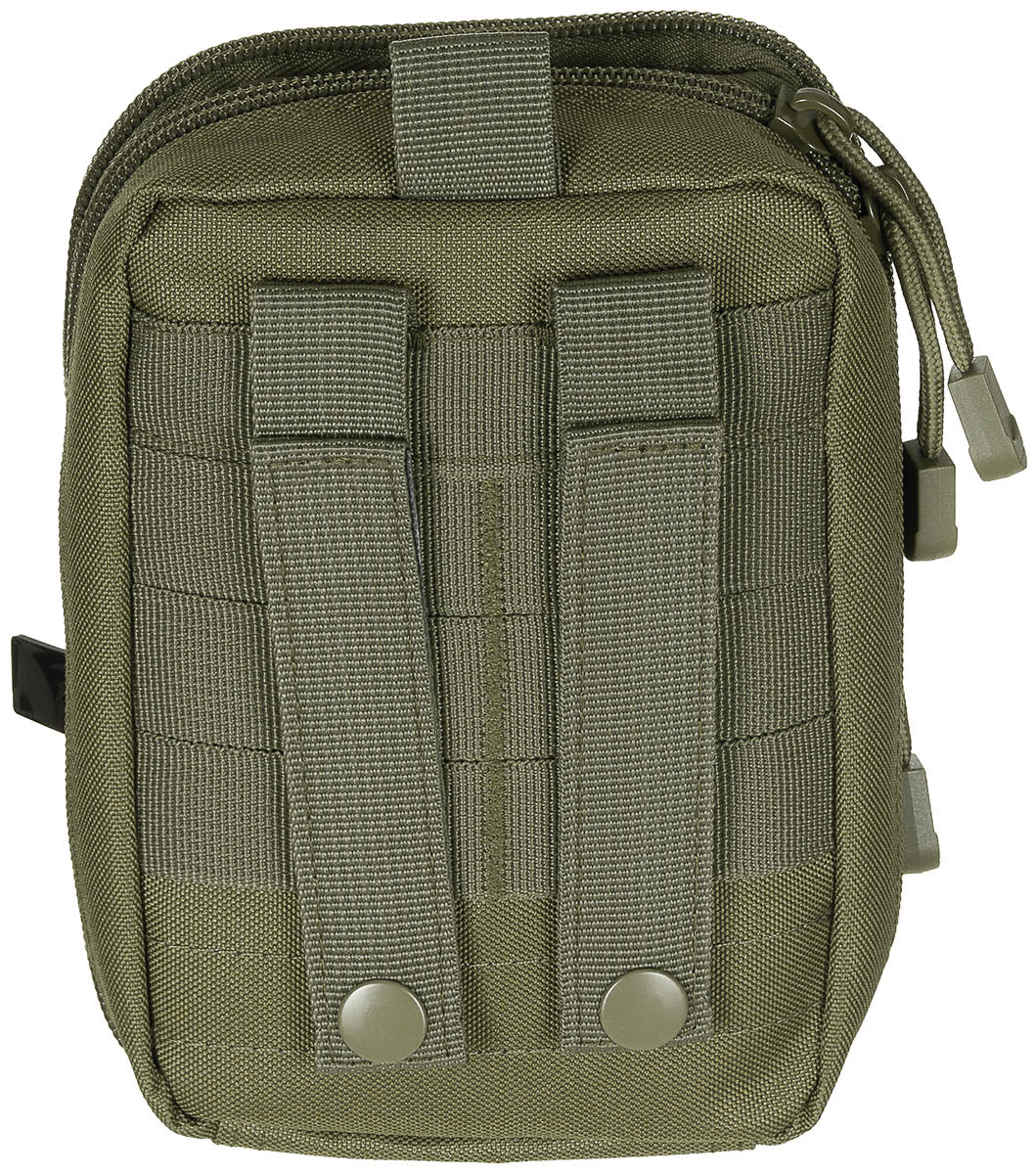 Borsetă EDC MOLLE Verde OD MFH - Compartiment Pliabil, Fermoar Bidirecțional