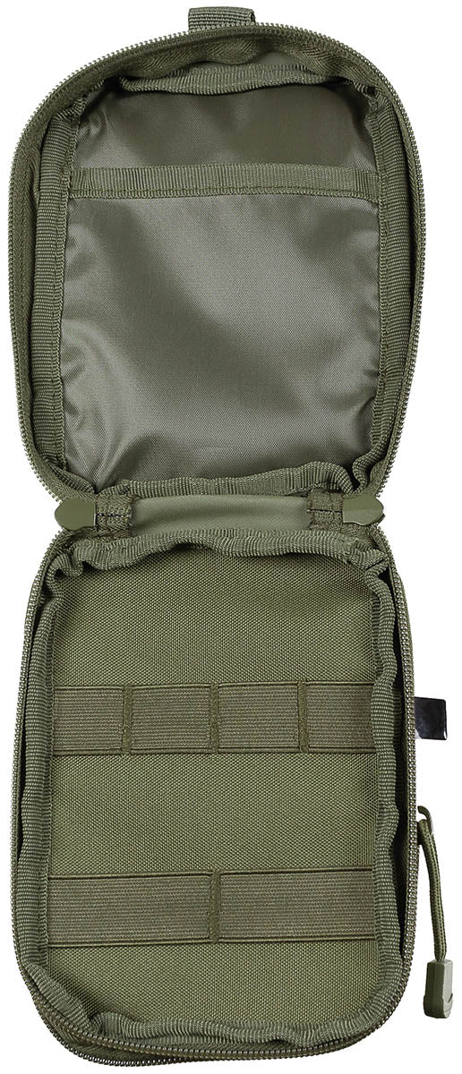 Borsetă EDC MOLLE Verde OD MFH - Compartiment Pliabil, Fermoar Bidirecțional