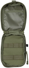 Borsetă EDC MOLLE Verde OD MFH - Compartiment Pliabil, Fermoar Bidirecțional