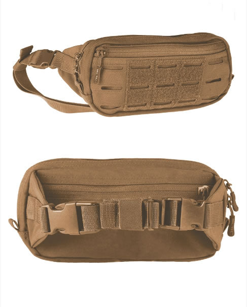 Borseta Fanny Pack Laser Cut Coyote