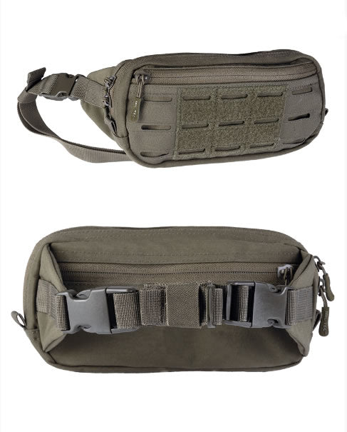 Borseta Fanny Pack Laser Cut Oliv