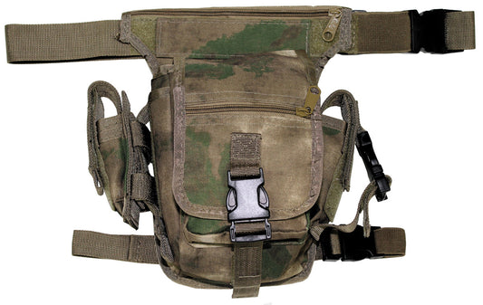 Borsetă Hip Bag HDT-camo FG MFH - Prindere reglabilă, Compartimente
