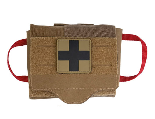Borsetă Medicală IFAK Quick Draw Pack Dark Coyote – Acces Instant la Echipamentul de Prim Ajutor