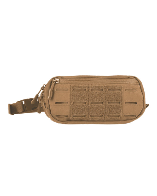 Borsetă Mil-Tec Fanny Pack Laser Cut – Poliester 700D, Coyote