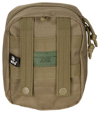 Borsetă MOLLE Mică Coyote MFH - Fermoar bidirecțional, Prindere MOLLE