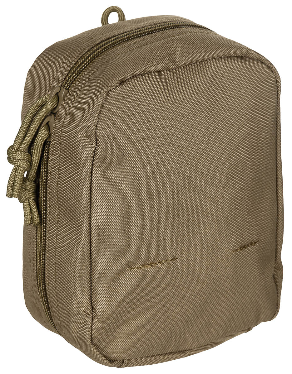 Borsetă MOLLE Mică Coyote MFH - Fermoar bidirecțional, Prindere MOLLE