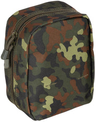 Borsetă MOLLE Multifuncțională Flecktarn MFH - Fermoar bidirecțional, Buclă MOLLE
