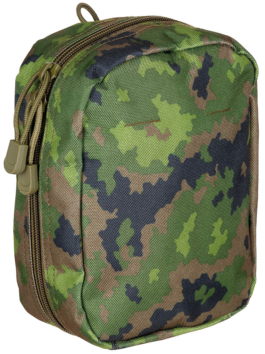 Borsetă MOLLE Multifuncțională, Mică M05 Camo MFH - Fermoar 2-way, Prindere MOLLE