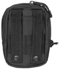 Borsetă MOLLE Multifuncțională Negru MFH - Fermoar 2 căi, Fixare MOLLE