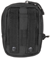 Borsetă MOLLE Multifuncțională Negru MFH - Fermoar 2 căi, Fixare MOLLE