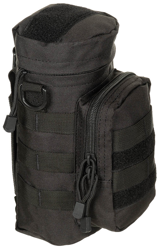 Borsetă MOLLE Rotundă Negru MFH - Compartiment Principal, Curele MOLLE
