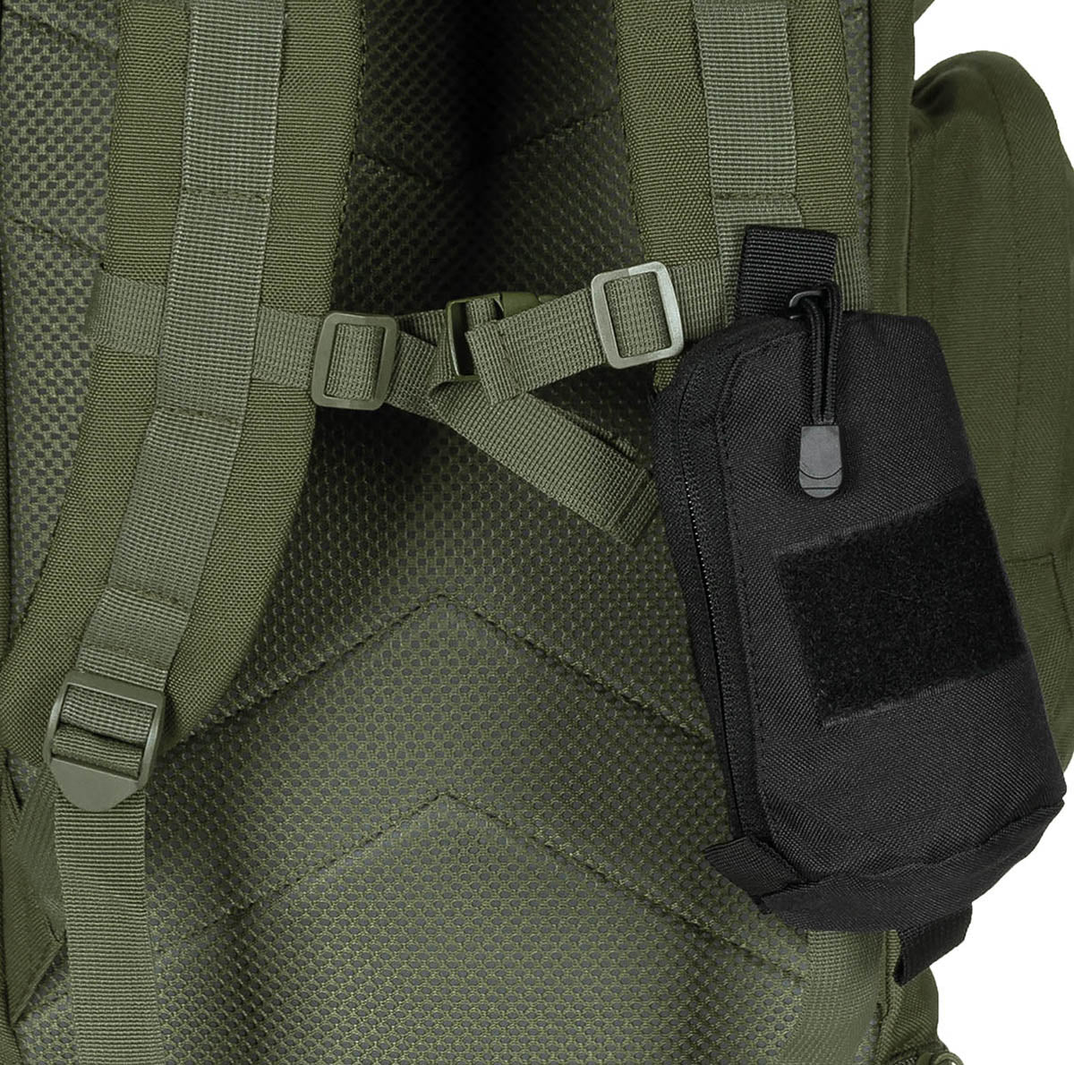 Borsetă MOLLE Umăr Negru MFH - Acces rapid, Fixare MOLLE