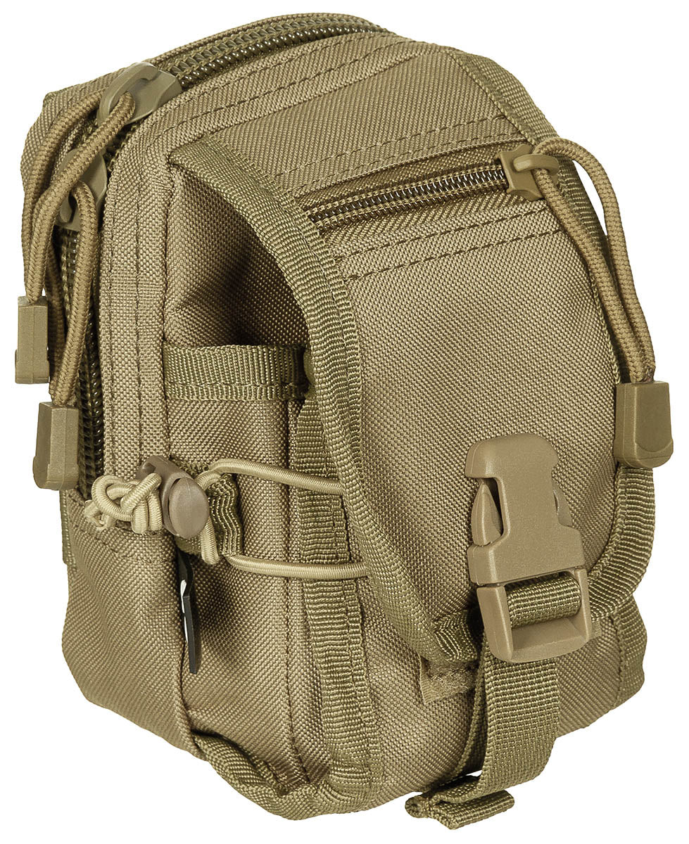 Borsetă Multifuncțională MOLLE Coyote MFH - Fermoar 2-way, Sistem MOLLE