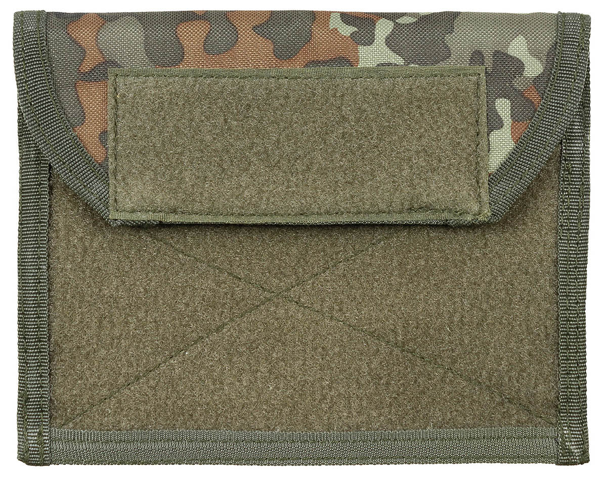 Borsetă Piept MOLLE Flecktarn MFH - 18x14cm, Panouri Velcro