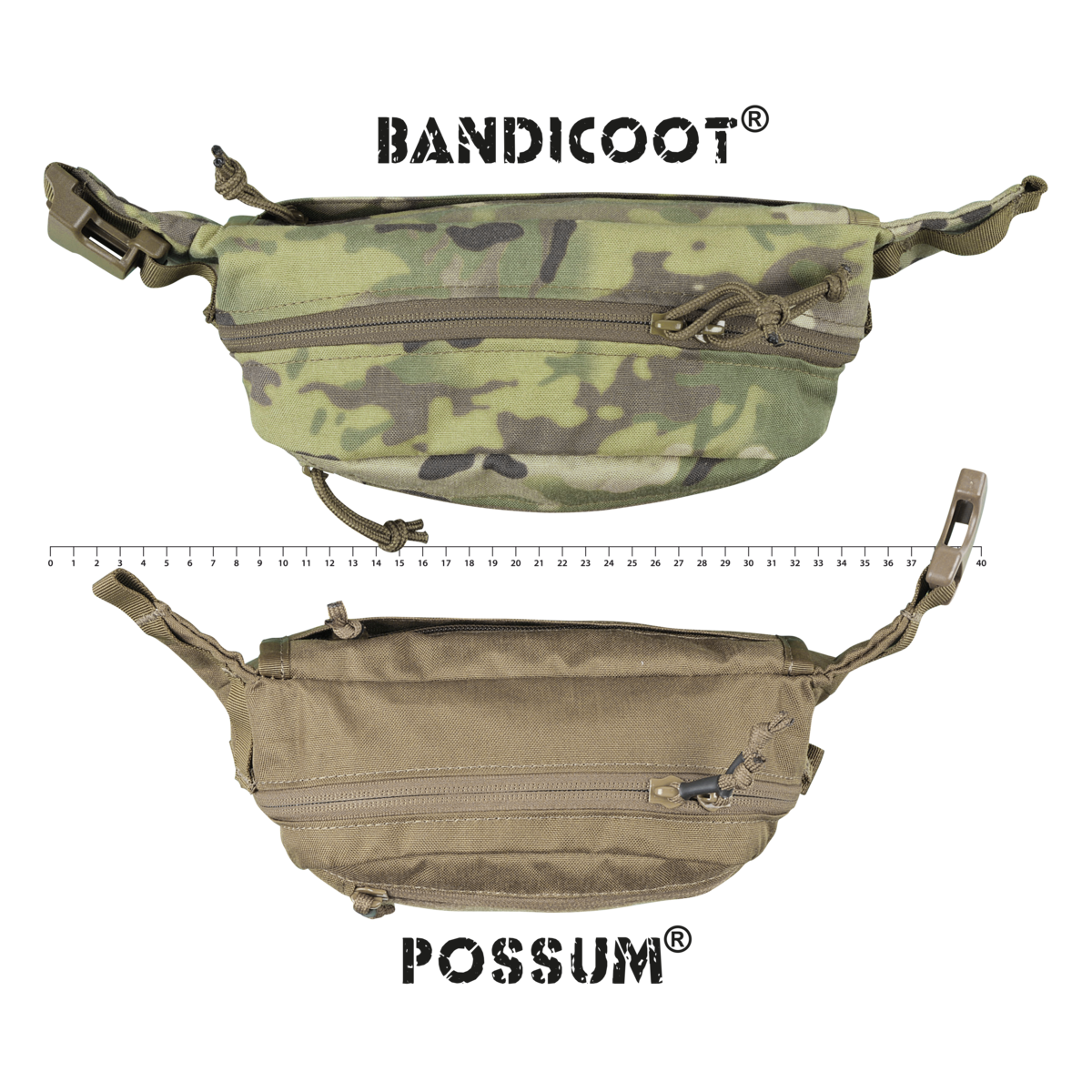 Borsetă POSSUM® Helikon-Tex Cordura® Neagră