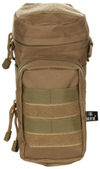 Borsetă Rotundă "MOLLE" Coyote Tan MFH - Bucle MOLLE, Carabinieră