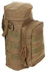 Borsetă Rotundă "MOLLE" Coyote Tan MFH - Bucle MOLLE, Carabinieră
