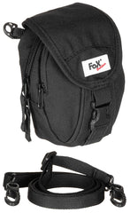 Borsetă Tactică Mare Negru FoxOutdoor - Curea ajustabilă, Buclă prindere curea