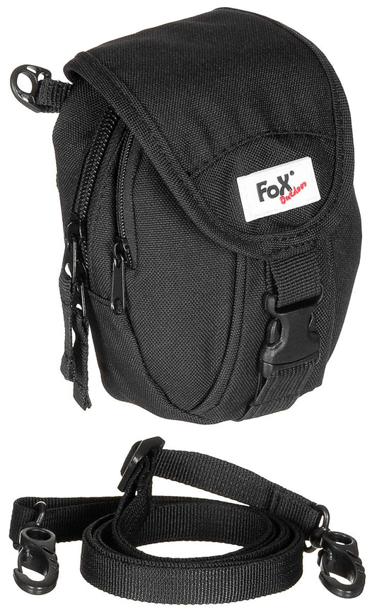 Borsetă Tactică Mare Negru FoxOutdoor - Curea ajustabilă, Buclă prindere curea