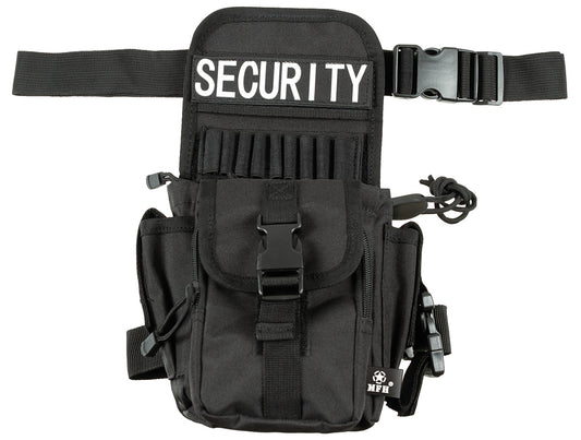 Borsetă Tactică "Security" Negru MFH - Bretele Ajustabile, Patch "SECURITY"