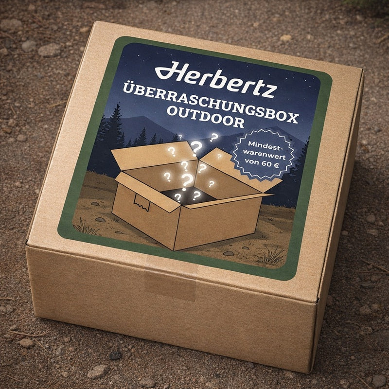 Box surpriză Herbertz Überraschungsbox Outdoor - Echipament tactic, Valoare 60€