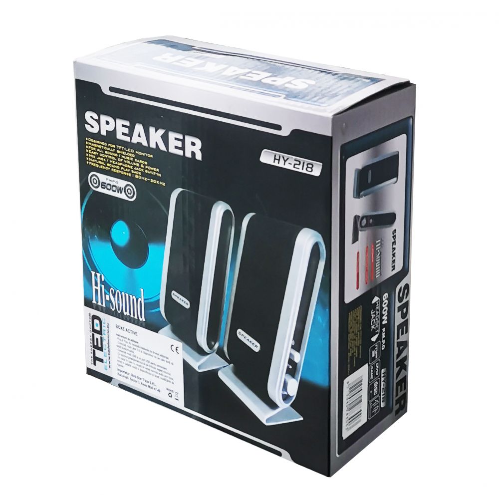Boxe Active HY-218 OEM - Sunet Stereo Clar, Design Compact - 3