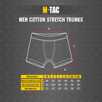 Boxeri Bărbați Cotton Stretch M-Tac - Negru Confort Urban