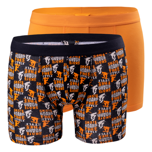 Boxeri Copii NICKO JR Martes Essentials - 2 Buc., Bumbac Confortabil - 1