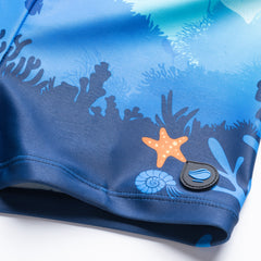 Boxeri de Înot Copii TARYM KIDS AQUAWAVE - Rezistenți Clor, Confortabili - 4