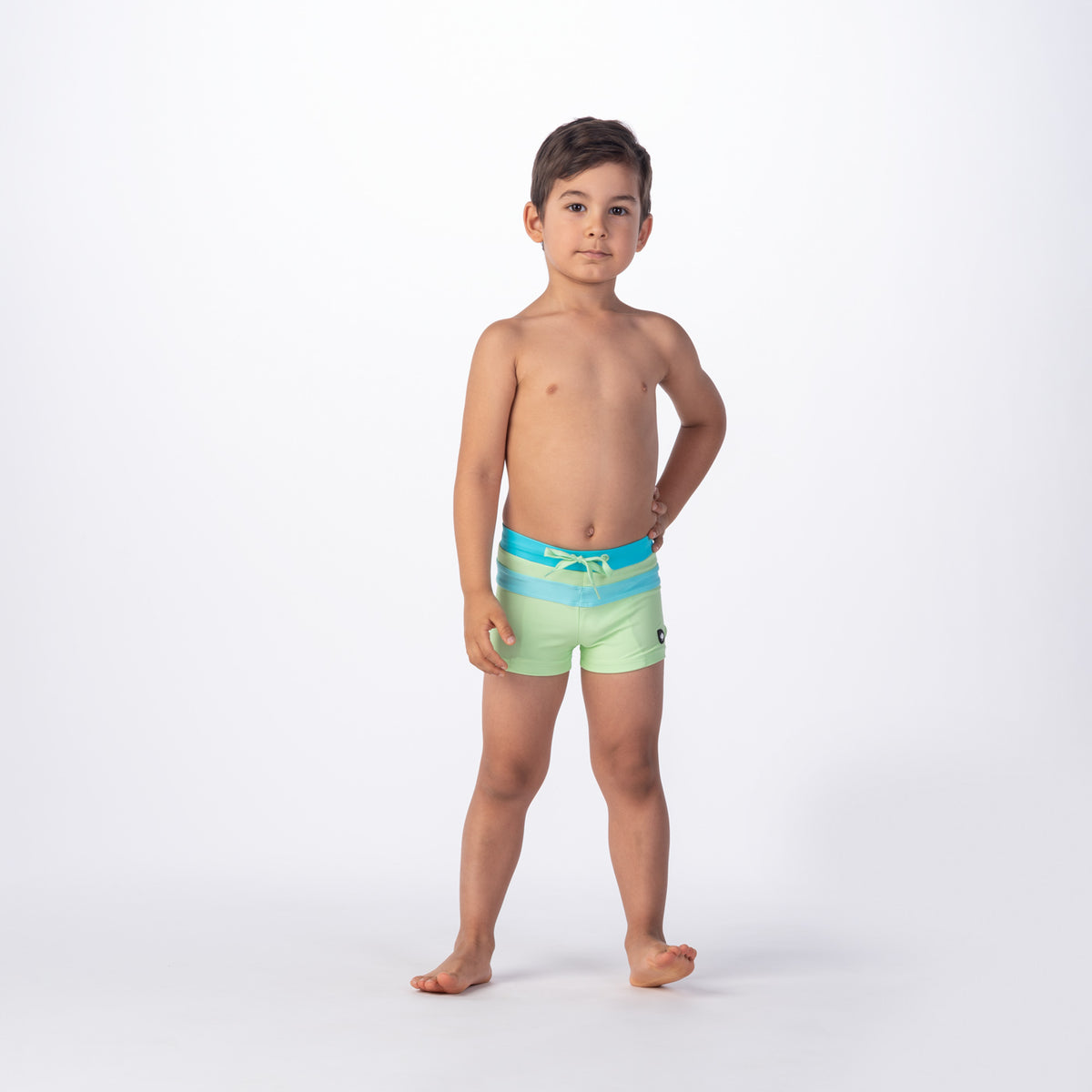 Boxeri Înot Copii TAHU KIDS AQUAWAVE - Rezistenți la Clor, Confortabili - 1