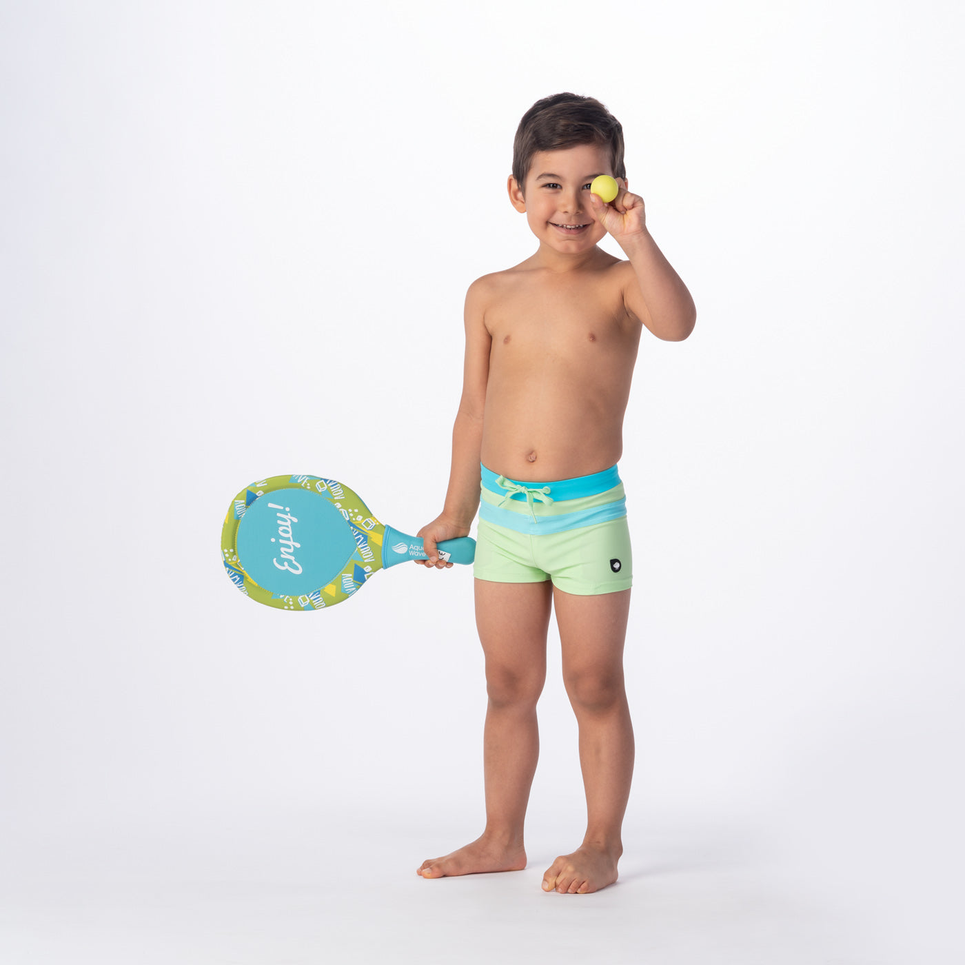 Boxeri Înot Copii TAHU KIDS AQUAWAVE - Rezistenți la Clor, Confortabili - 2