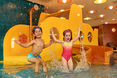 Boxeri Înot Copii TAHU KIDS AQUAWAVE - Rezistenți la Clor, Confortabili - 6