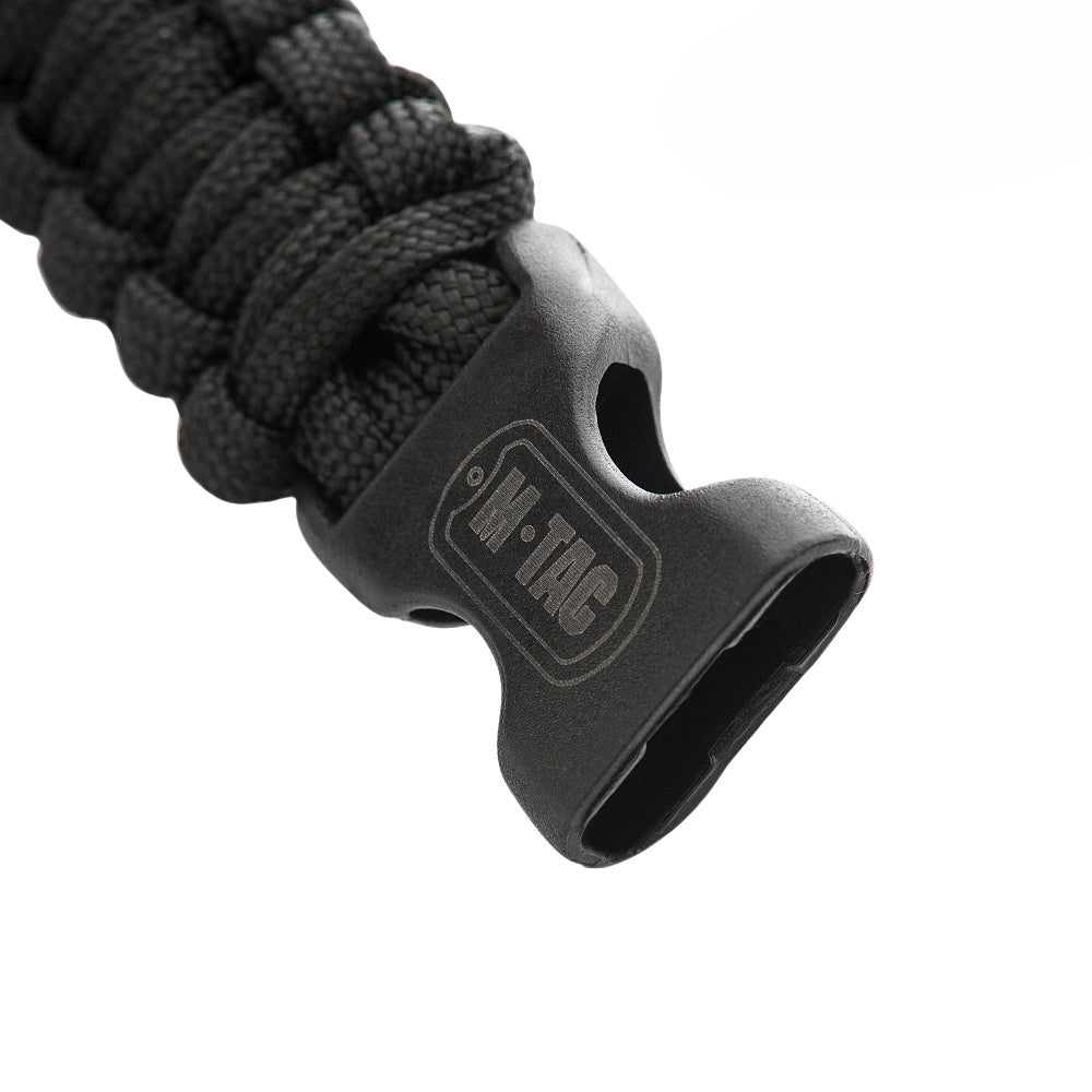 Brățară Paracord M-Tac - Negru, Rezistență și Versatilitate