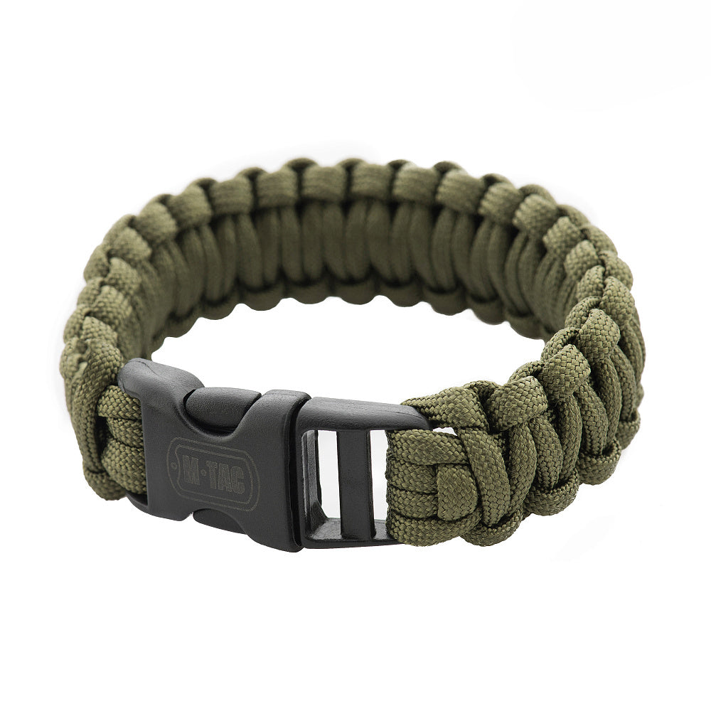 Brățară Paracord M-Tac – Olive – Utilitate și Stil Tactic
