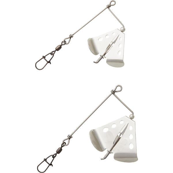Braț Buzzbait EasyON Savage Gear - Montaj Rapid, 2 Bucăți Argintii - 1