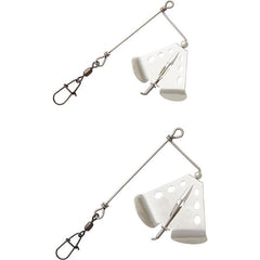 Braț Buzzbait EasyON Savage Gear - Montaj Rapid, 2 Bucăți Argintii - 1