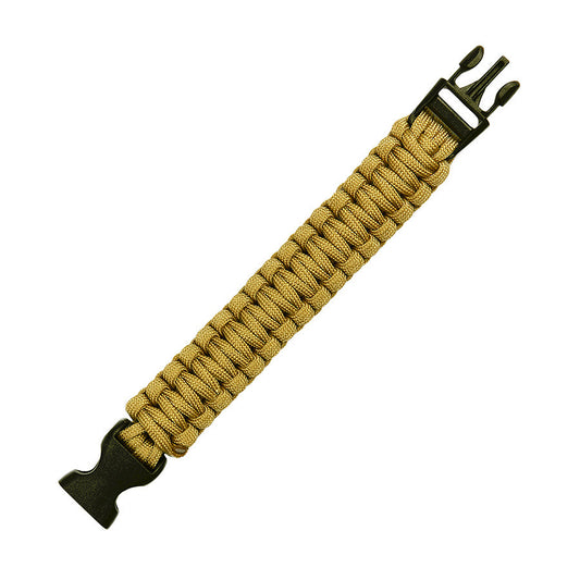 Brățară Paracord Big Buckle 7 inch Coyote Tactical - Esențială pentru Supraviețuire