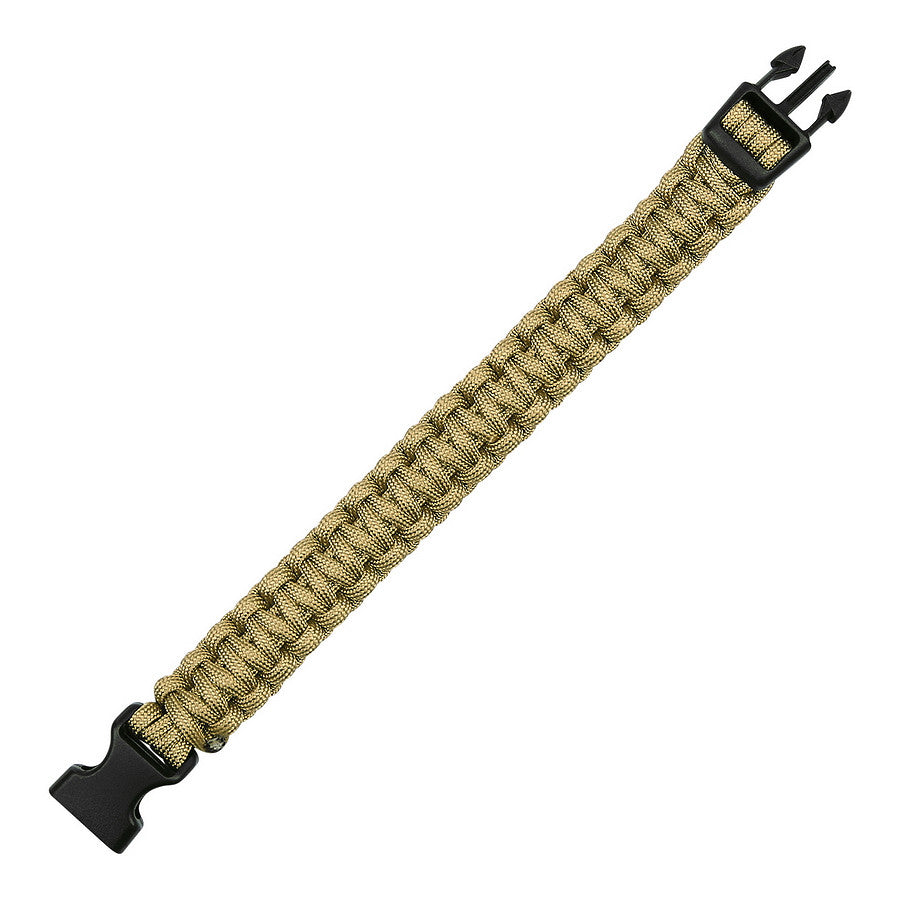 Brățară Paracord Big Buckle K2016B Khaki - Acces Rapid în Situații Critice