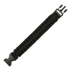 Brățară Paracord Big Buckle K2016B Negru - Salvare Rapidă în Urgențe