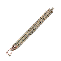 Brățară Paracord Camo Skull Beard 8 inch Brons - Utilitate Fără Compromis