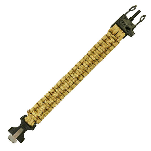 Brățară Paracord Coyote JYFPB05 - Fire Starter și Fluier de Urgență